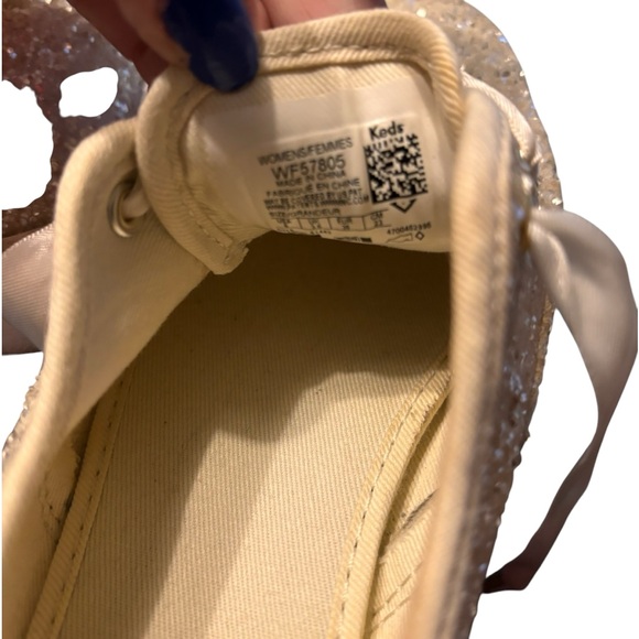 Keds x Kate Spade‎ New York Triple Glitter Cream Celebration Sneaker Size 6 - Picture 8 of 8